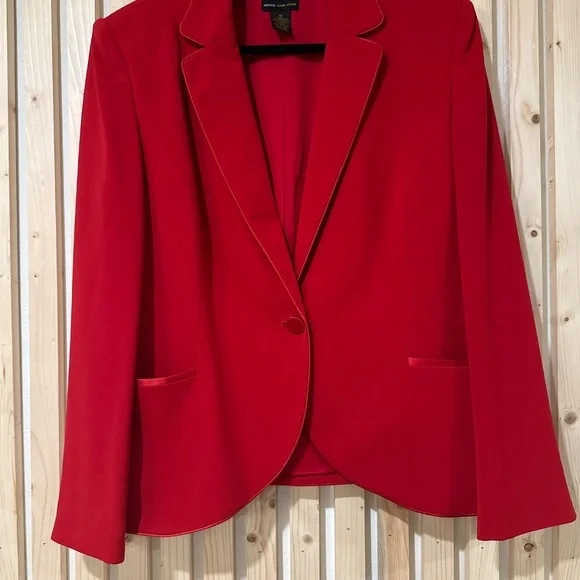 Grace Dane Lewis Red Suit Size 16 - Picture 5 of 9